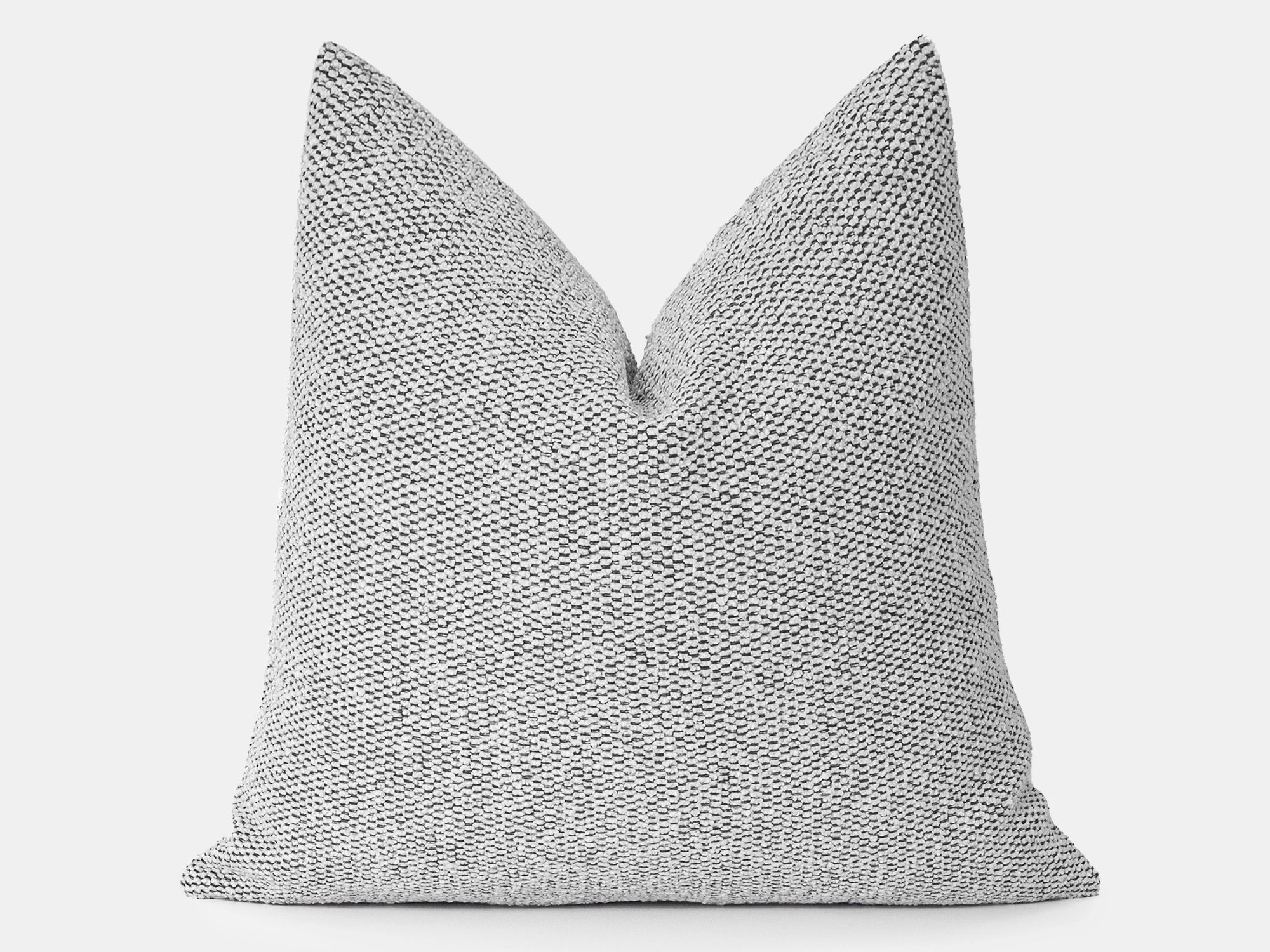 Off White and Black Woven Pillow Cover