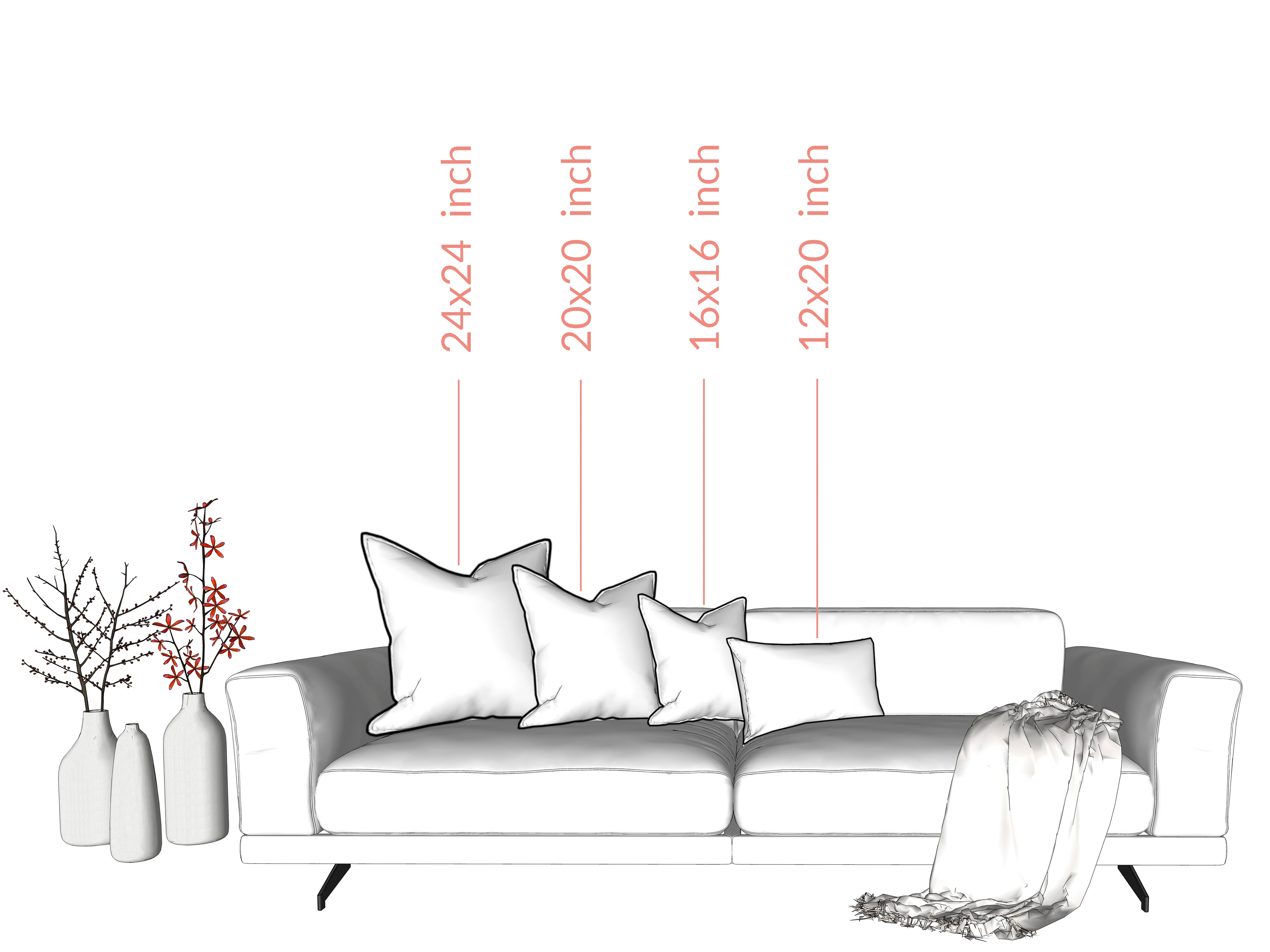 Brown Linen Pillow Cover