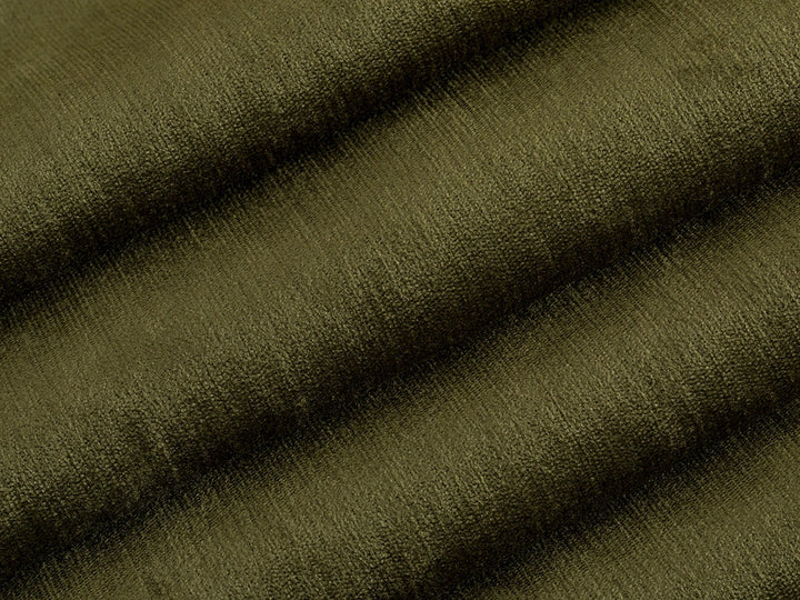 Olive Green Silky Upholstery Fabric - Silkha