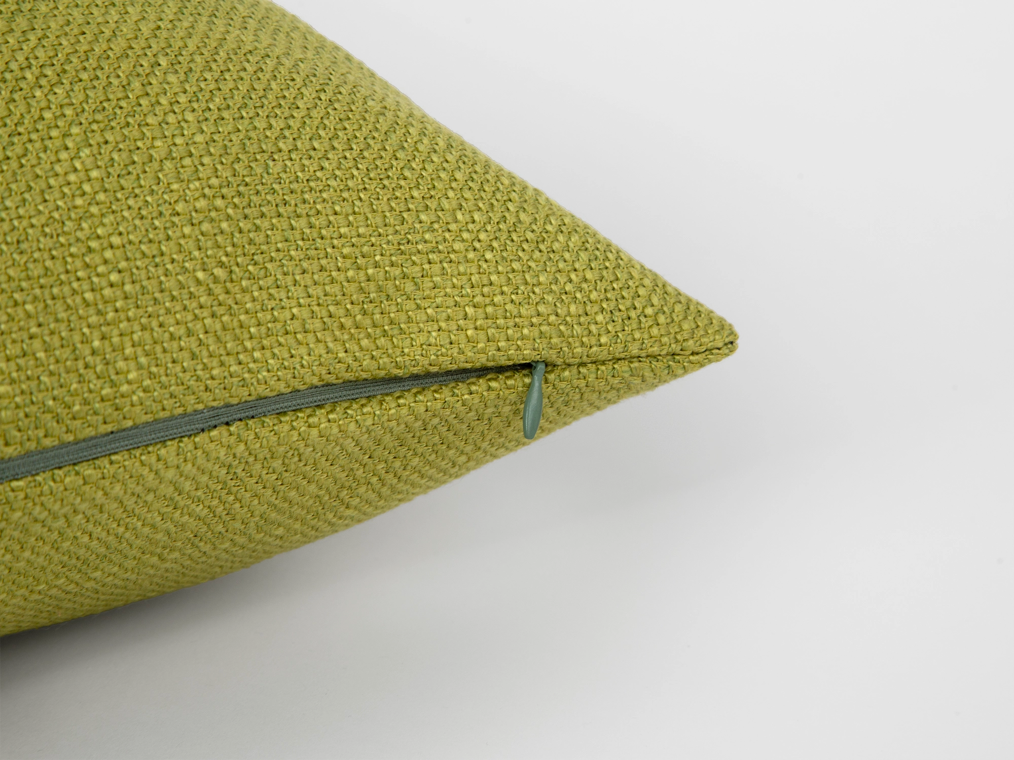 Olive Lime Linen Pillow Cover