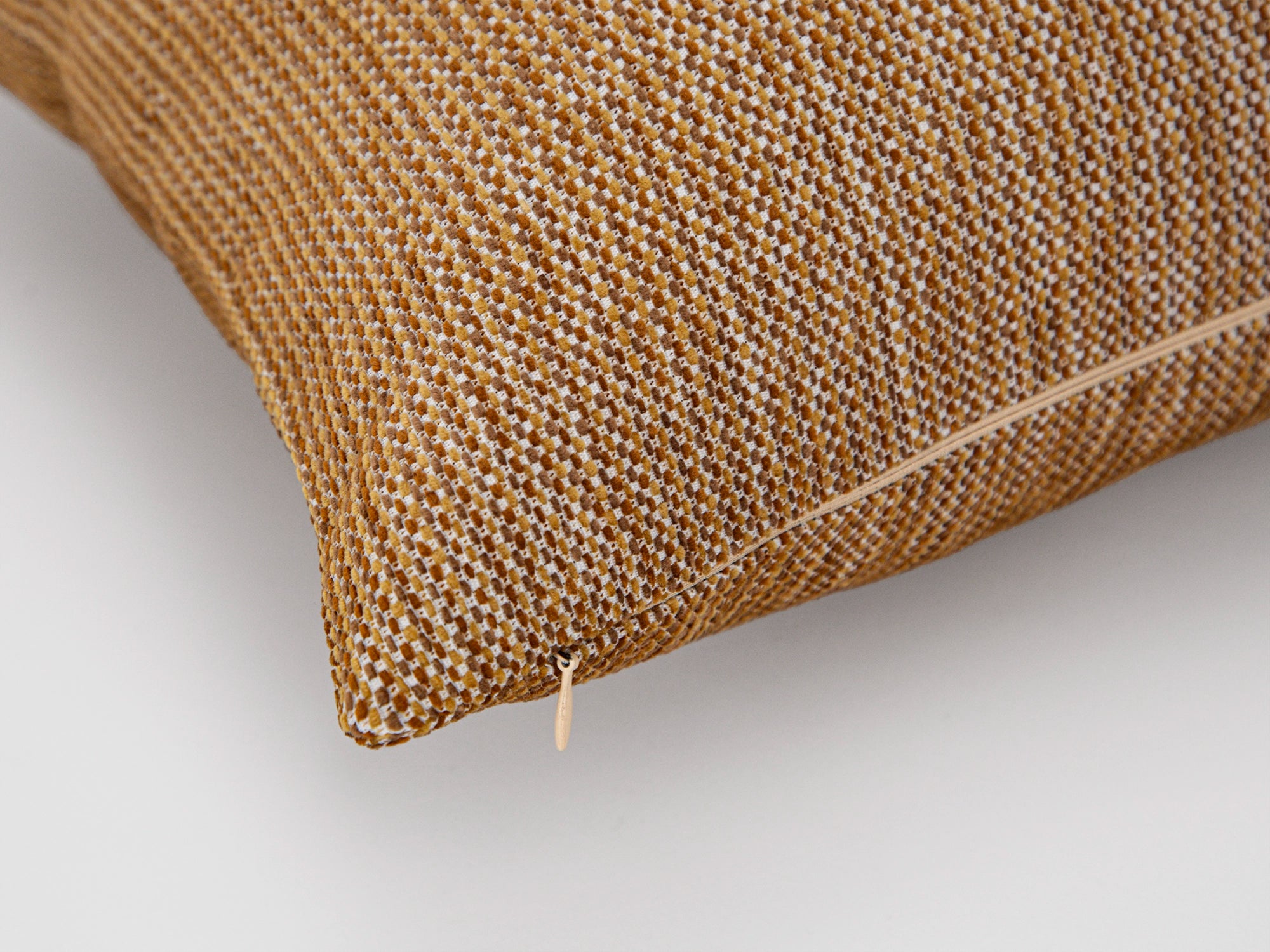 Burnt Orange Woven Pillow Cover