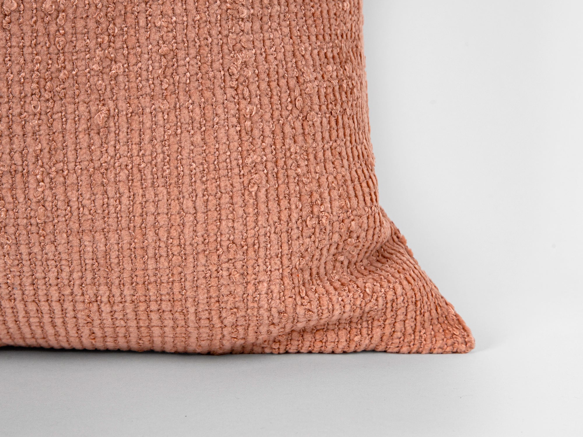 Dusty Pink Textured Pillow Cover