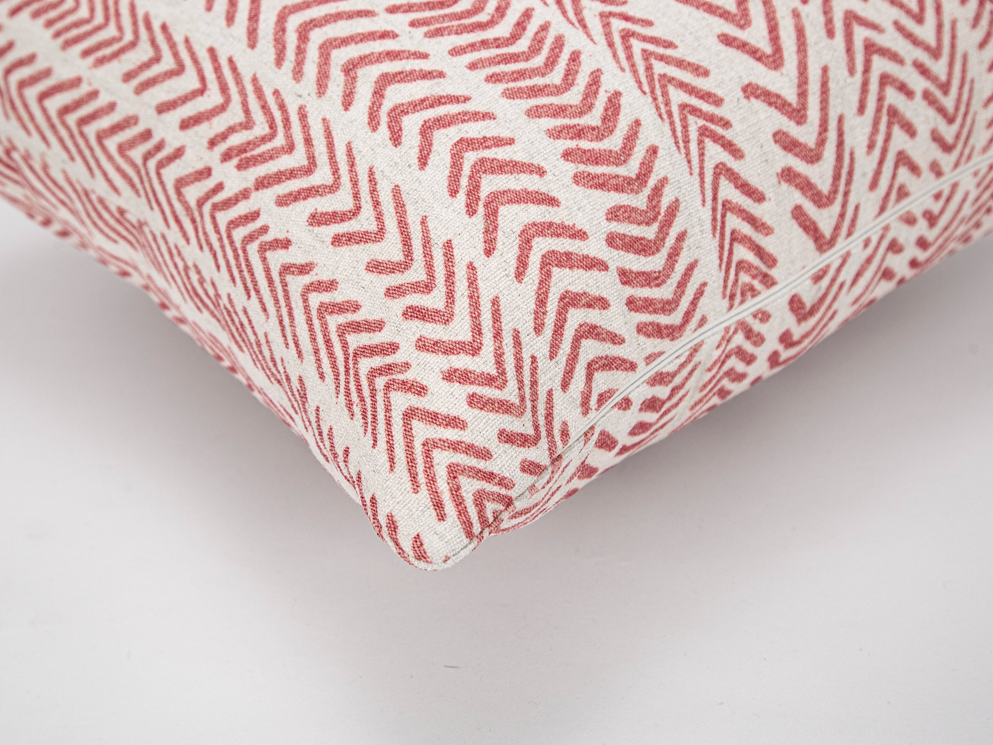 Pink Red Mud cloth Pillow Cover