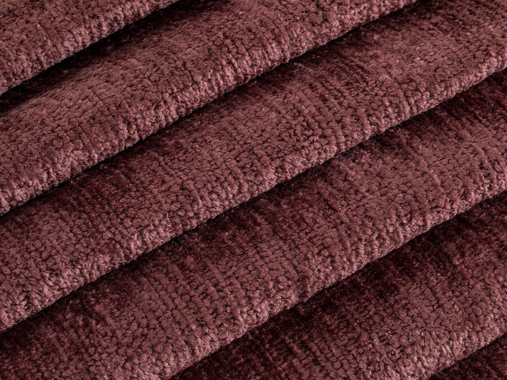 Plum Chenille Upholstery Fabric - Eloria