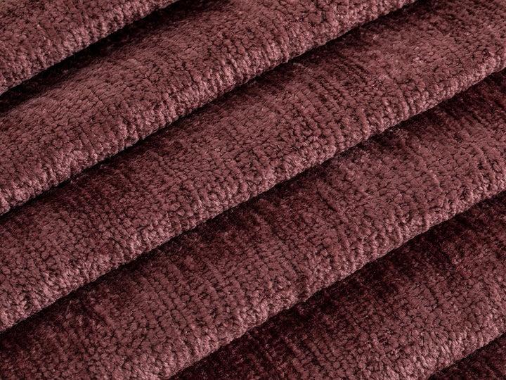 Plum Chenille Upholstery Fabric - Eloria