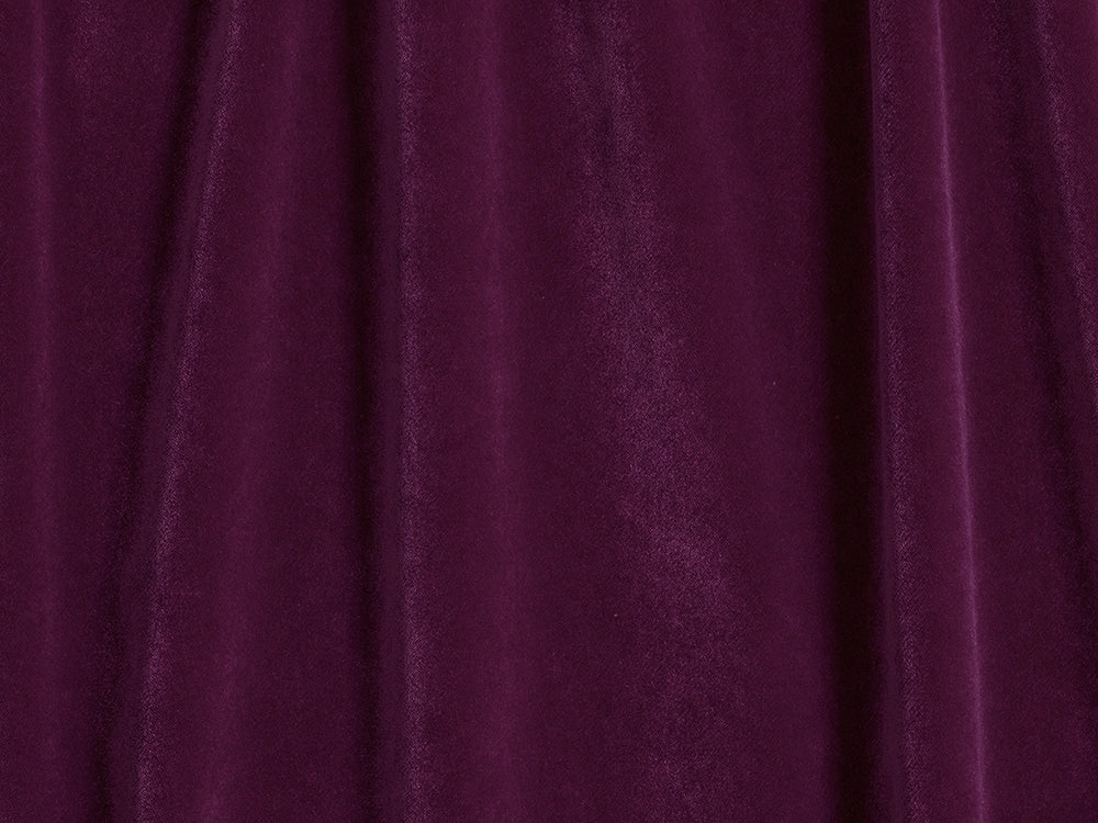 Plum Purple Velvet Upholstery Fabric - Classic Velvet