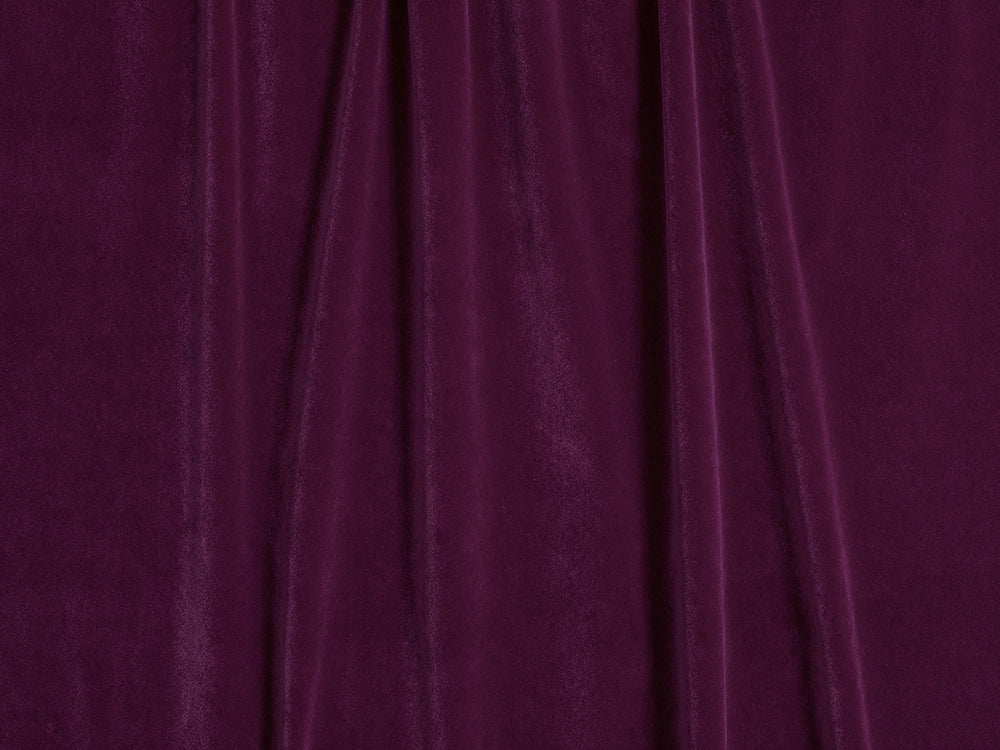 Plum Purple Velvet Upholstery Fabric - Classic Velvet