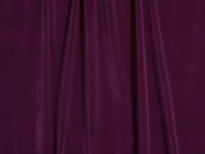 Plum Purple Velvet Upholstery Fabric - Classic Velvet