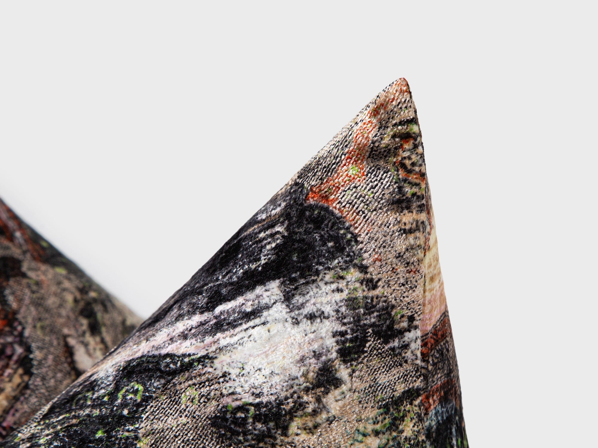 Postmodern Abstract Velvet Pillow Cover