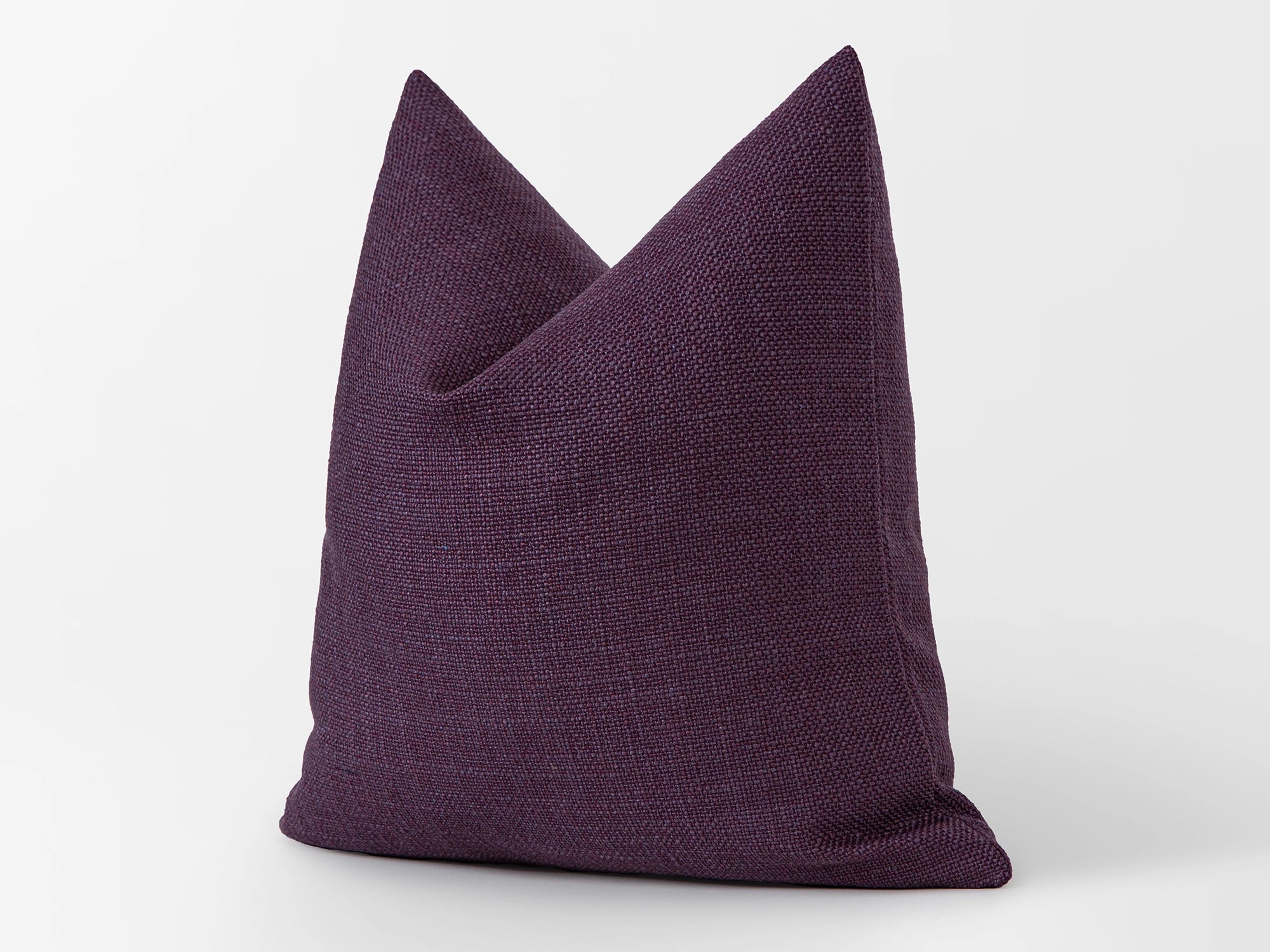 Purple Linen Pillow Cover