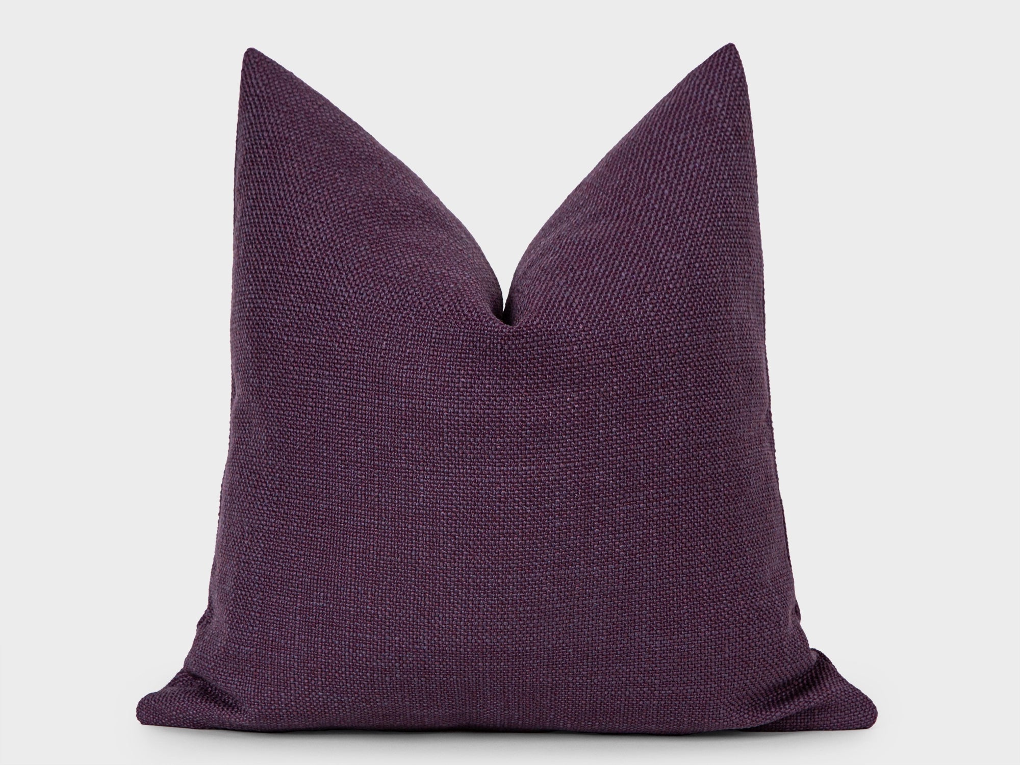 Purple Linen Pillow Cover