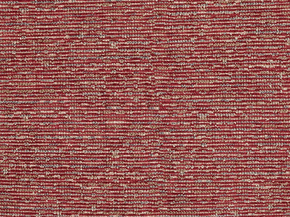 Red Striped Upholstery Fabric -Nexus Terra Lines