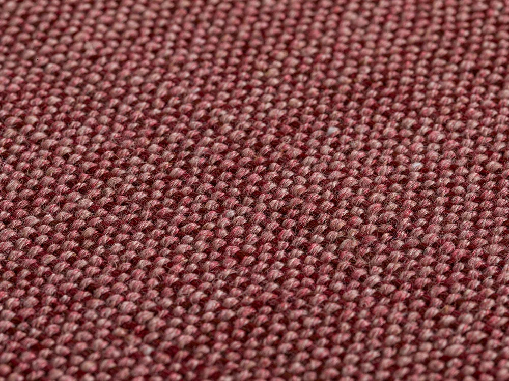 Red Linen Look Upholstery Fabric - Cunda
