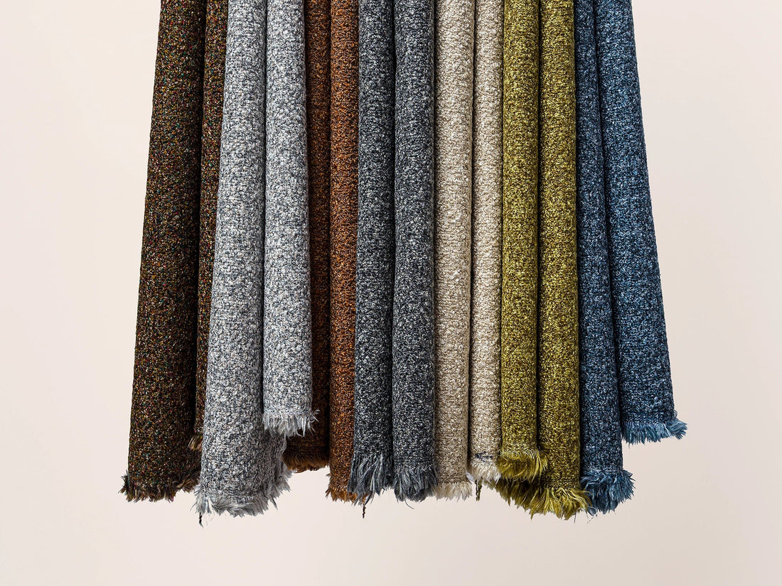 Beige Boucle Upholstery Fabric - Roam Boucle