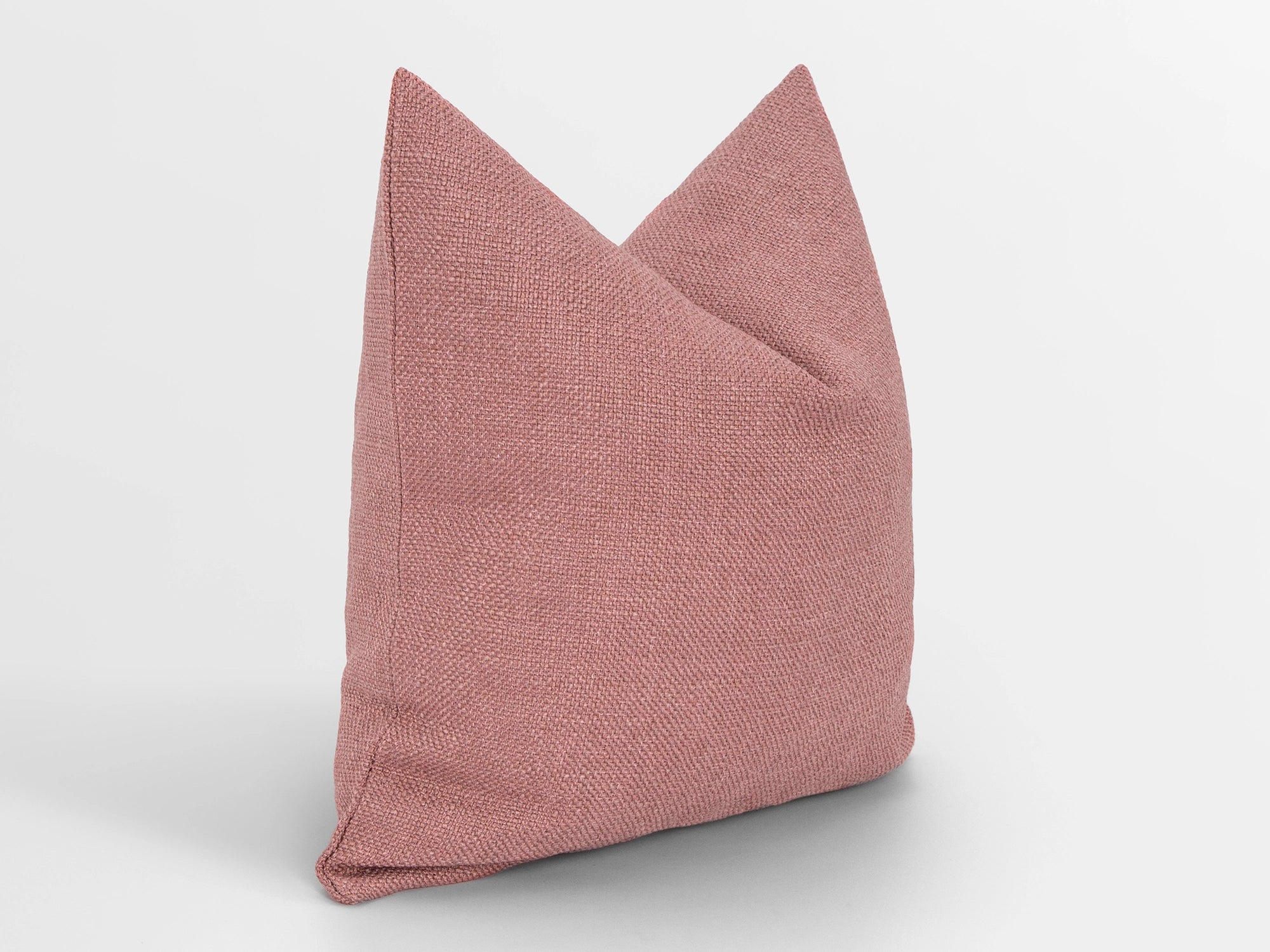 Dusty Pink Linen Pillow Cover
