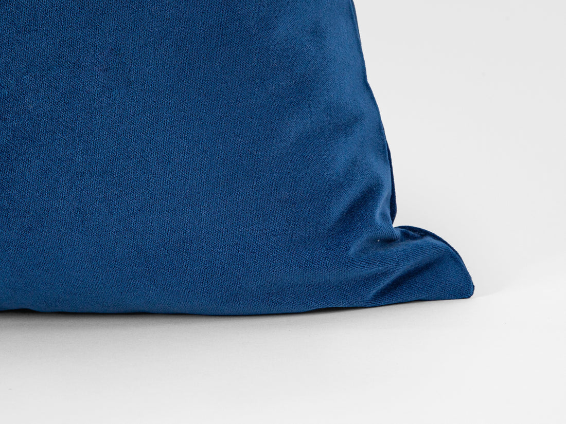 Royal Blue Velvet Pillow Cover