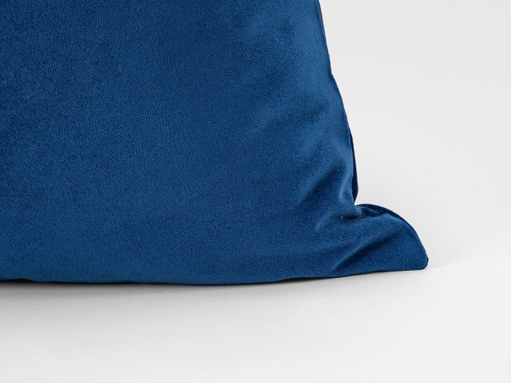 Royal Blue Velvet Pillow Cover