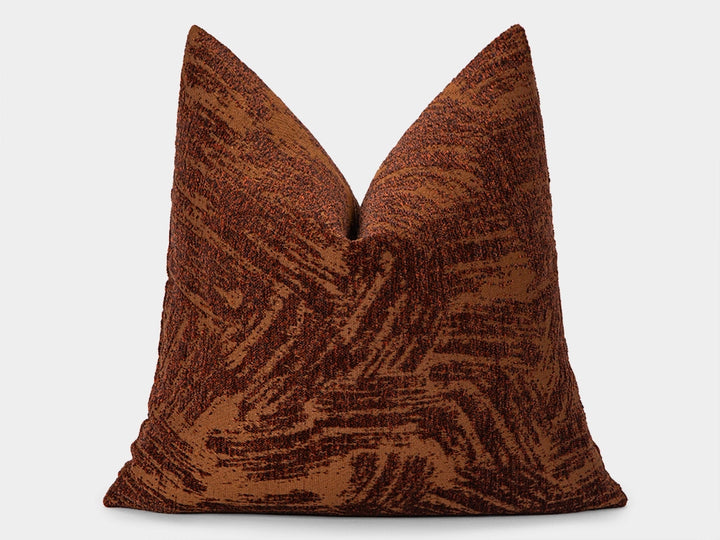 Textured Terracotta Art Pillow Cover