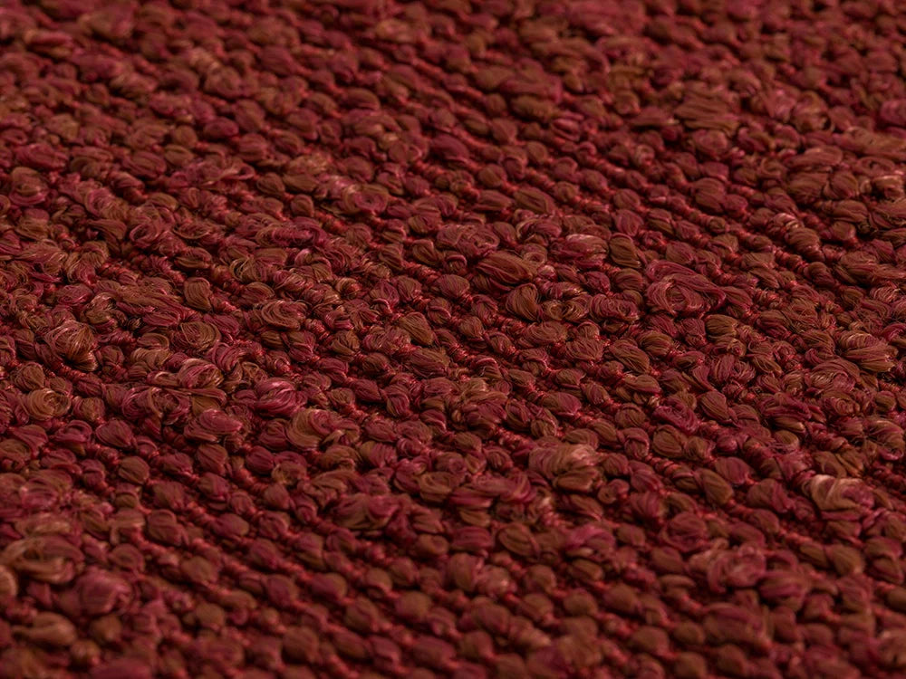 Rust Boucle Upholstery Fabric - Monarch