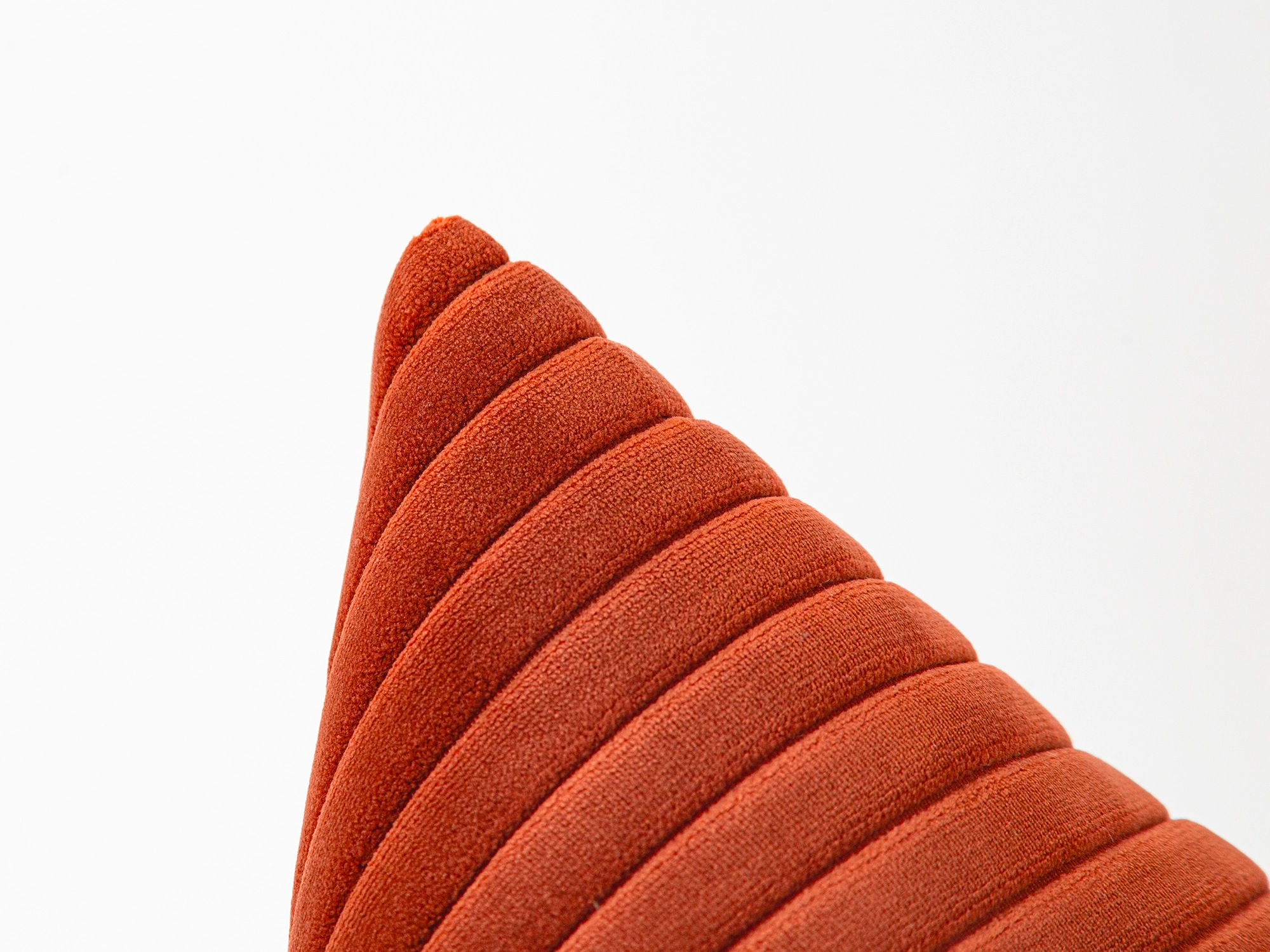 Rust Orange Corduroy Velvet Pillow Cover