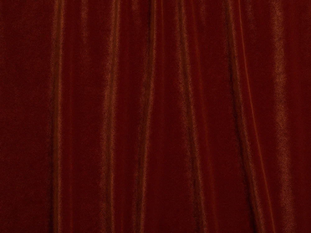 Rust Velvet Upholstery Fabric - Classic Velvet