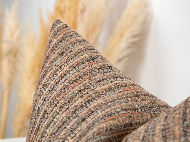 Colorful Rustic Textured Pillow Cover