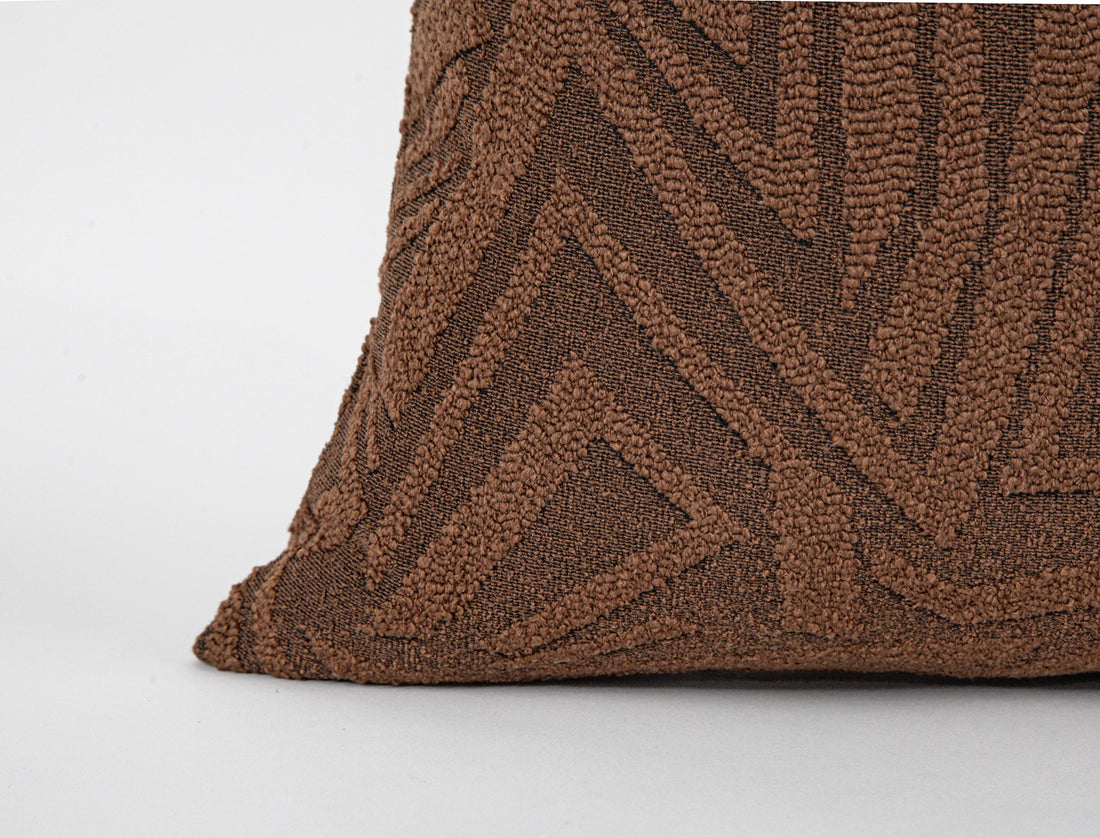 Saddle Brown Arch Geo Pillow Cover - District