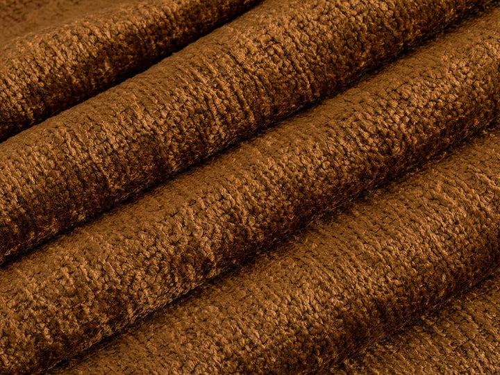 Saddle Brown Chenille Upholstery Fabric - Eloria