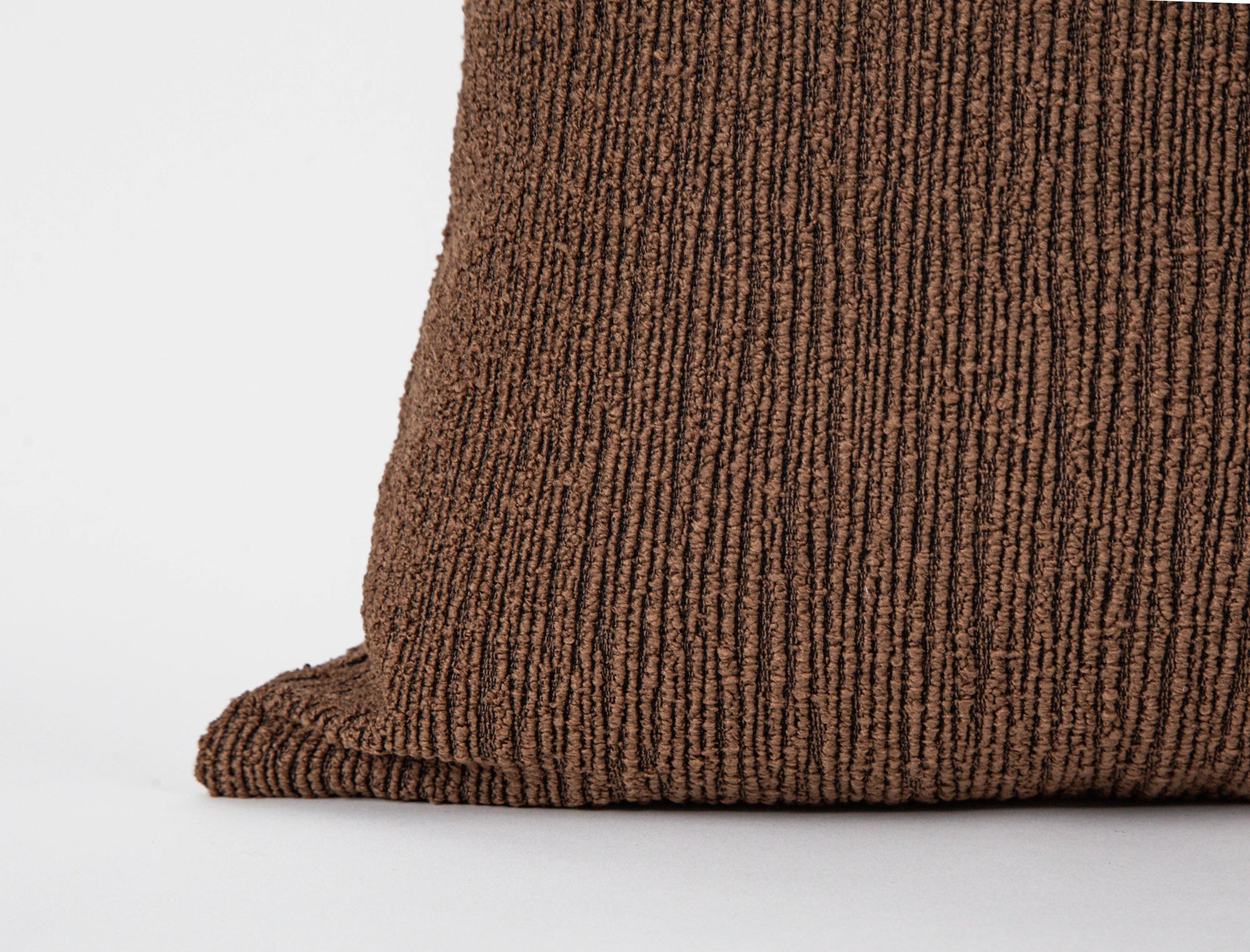 Saddle Brown Linear Pillow Cover - District