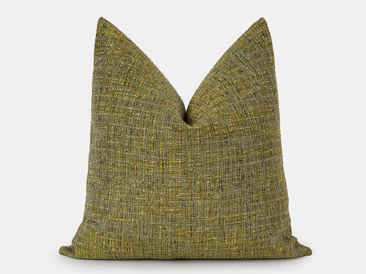 Sage Green Woven Pillow Cover