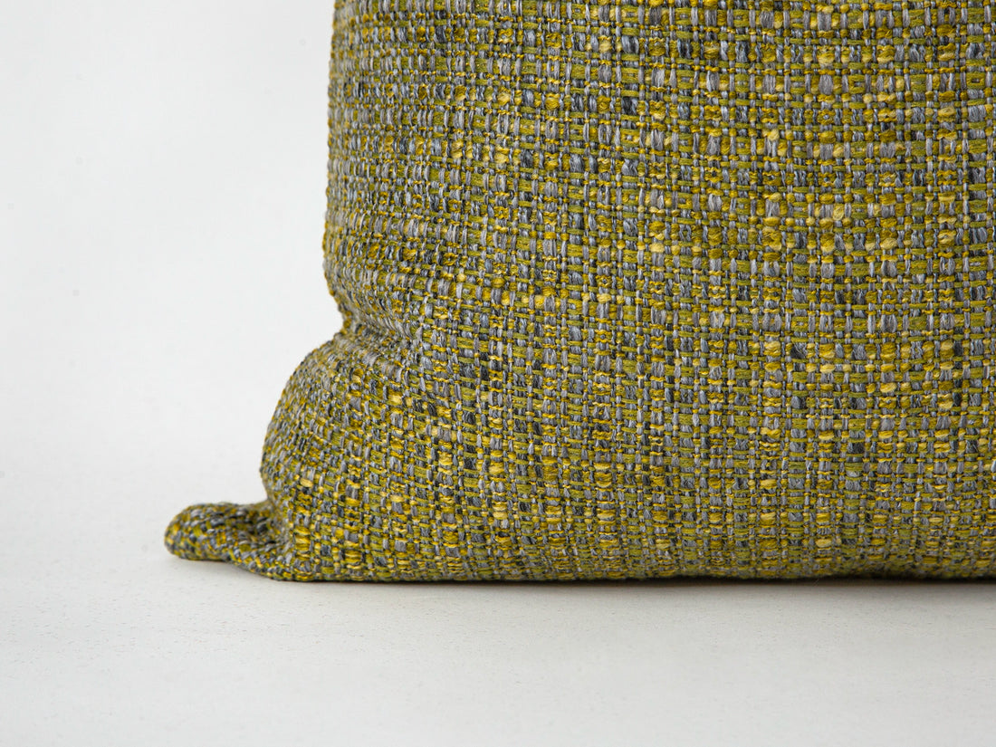 Sage Green Woven Pillow Cover