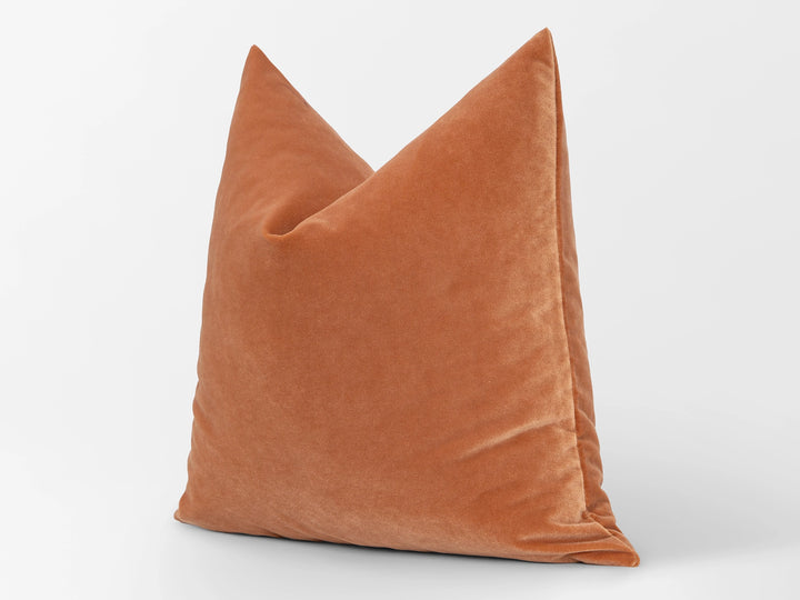 Salmon Velvet Pillow Cover