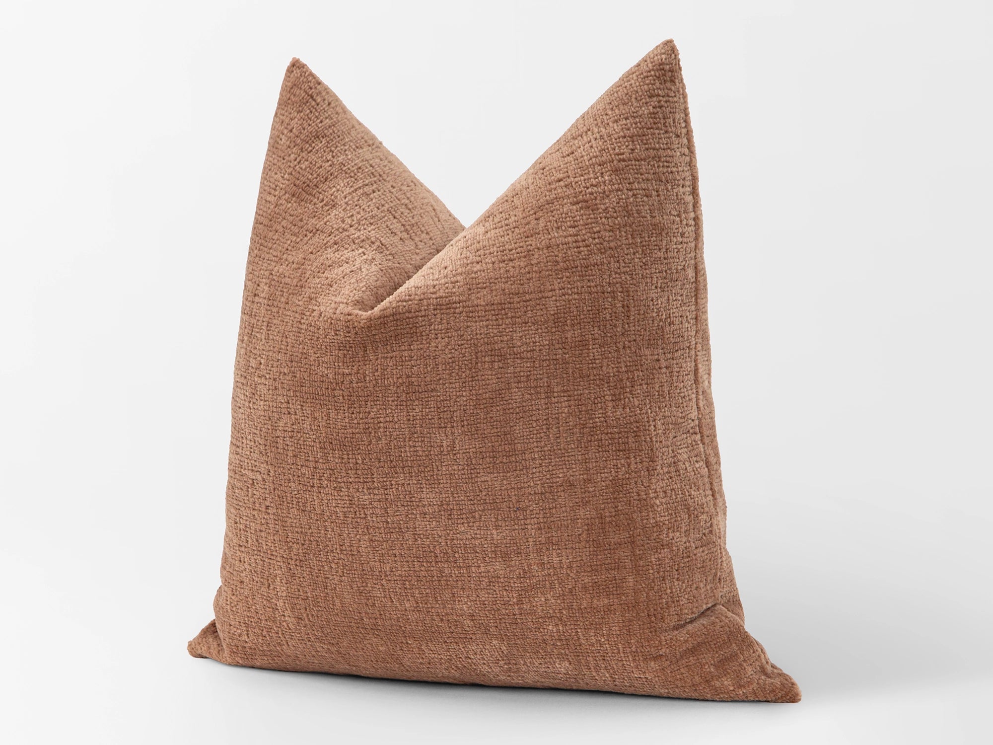 Salmon Textured Soft Pillow Cover