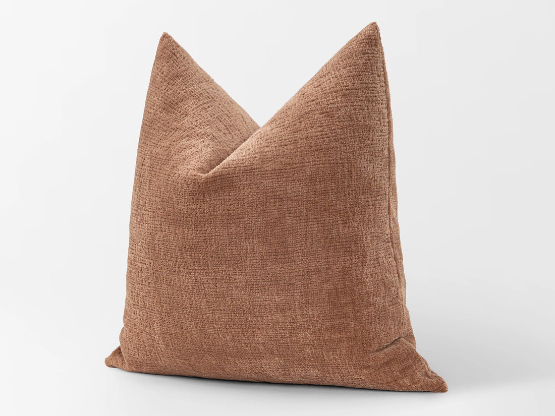 Salmon Textured Soft Pillow Cover