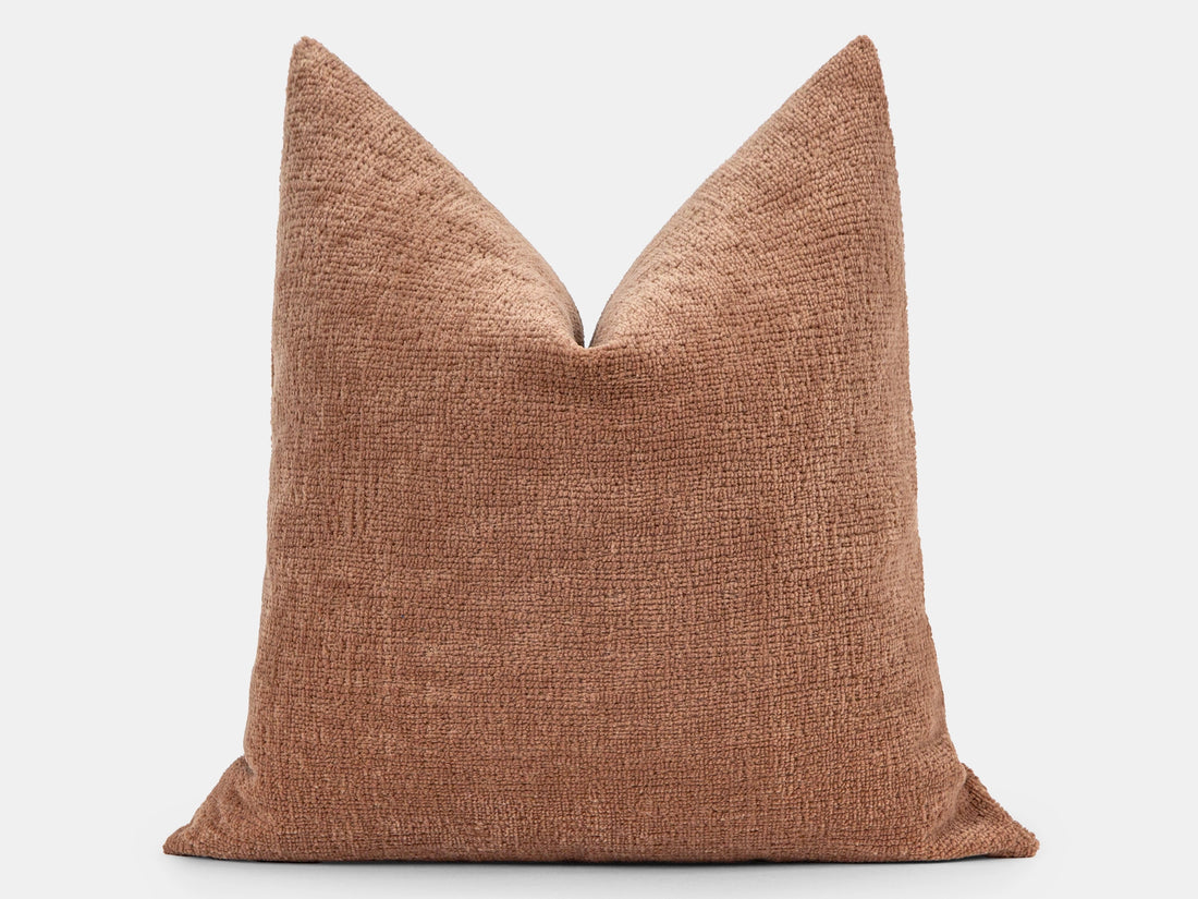 Salmon Textured Soft Pillow Cover