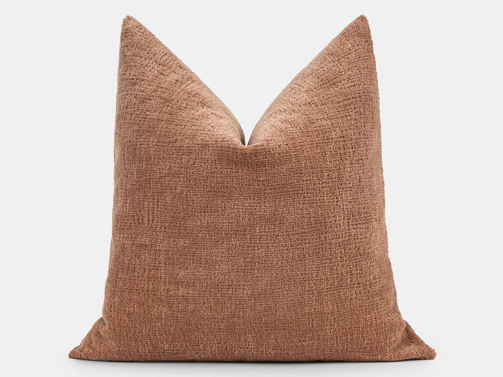Salmon Textured Soft Pillow Cover