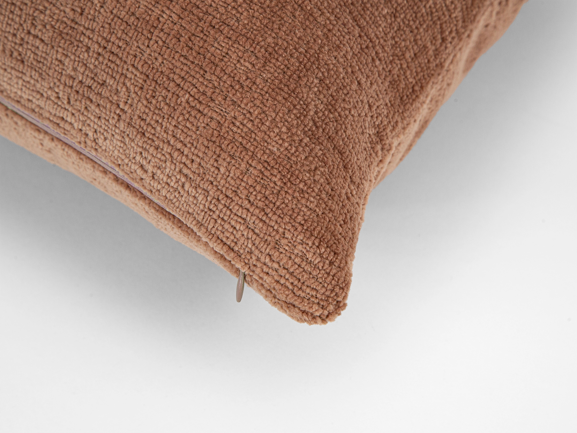 Salmon Textured Soft Pillow Cover