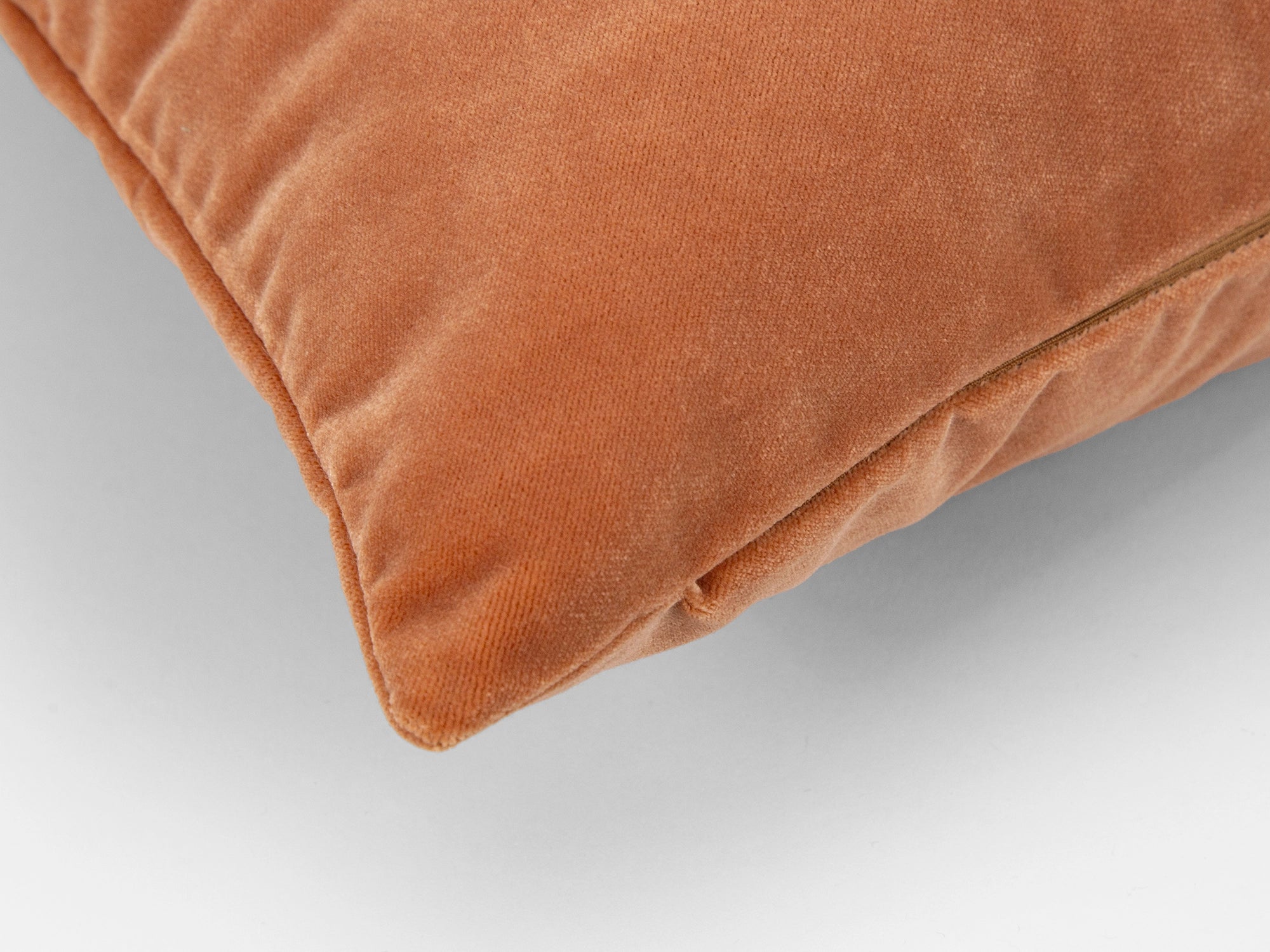 Salmon Velvet Pillow Cover