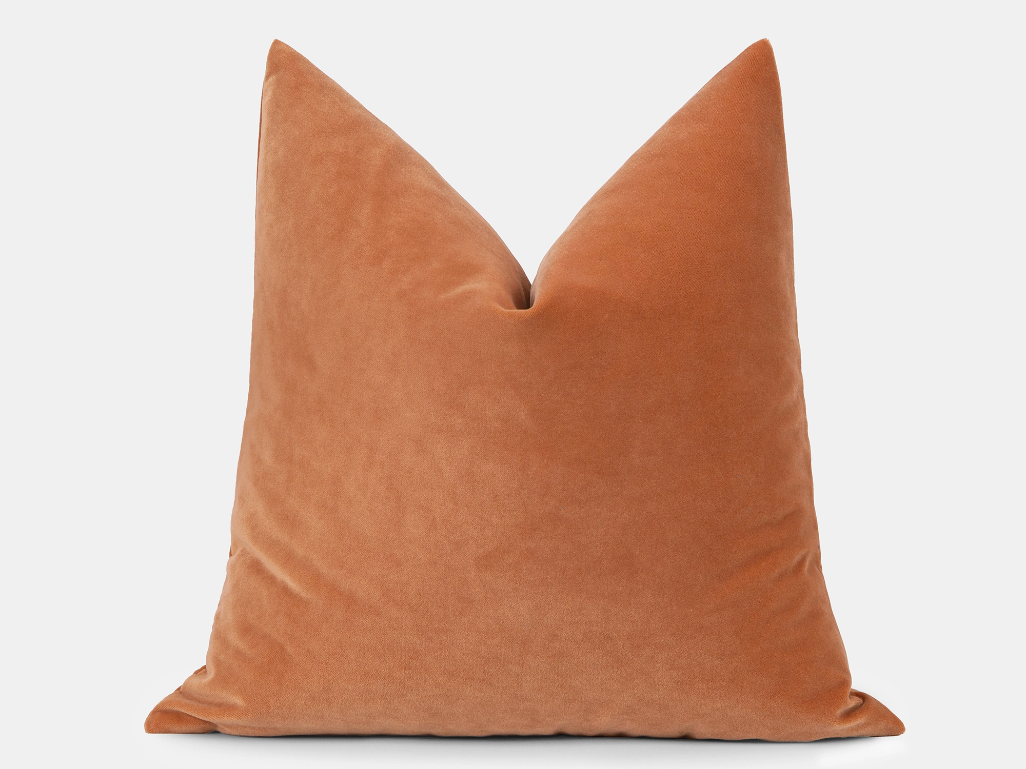 Salmon Velvet Pillow Cover
