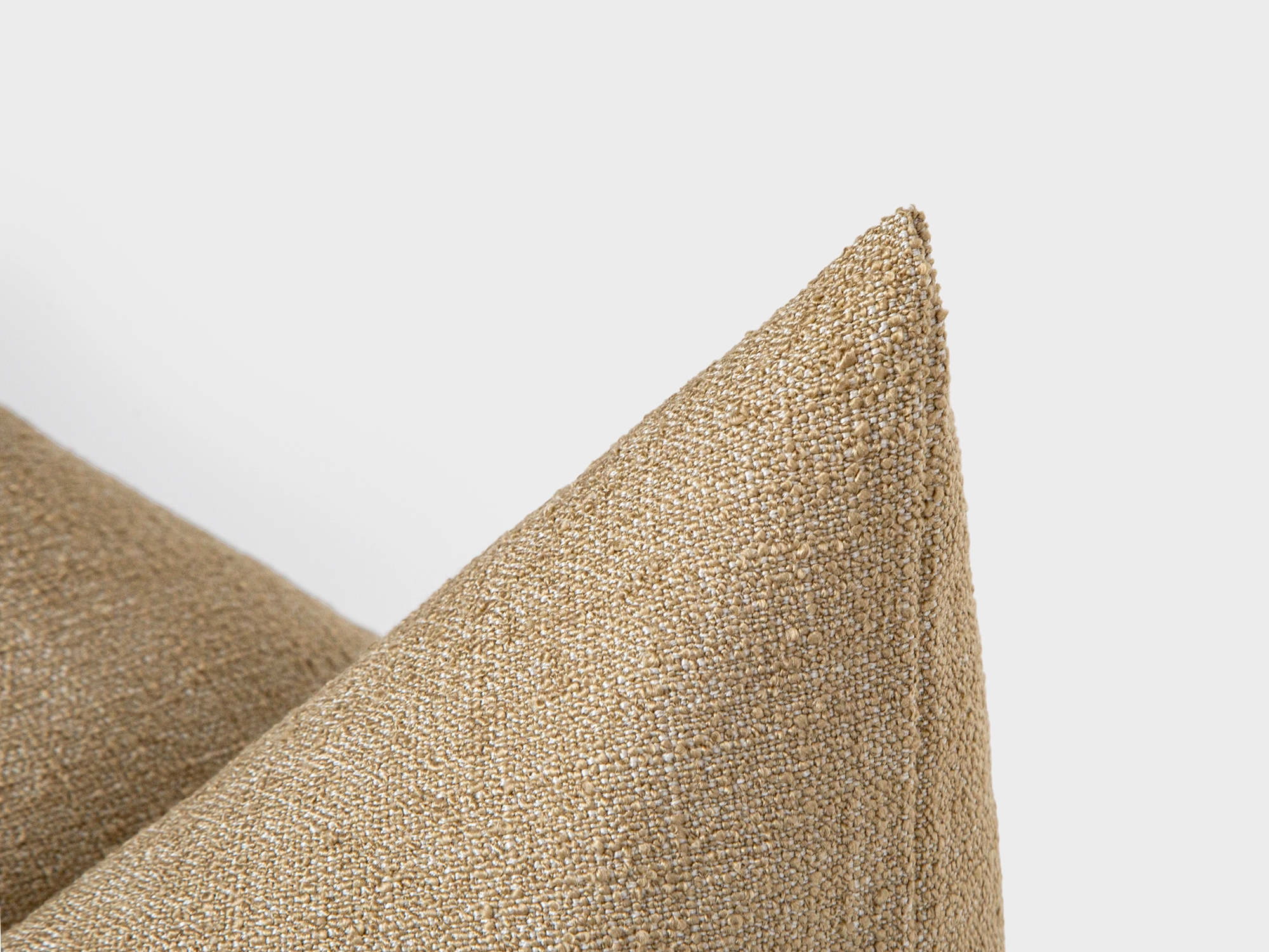 Sand Beige Textured Pillow Cover