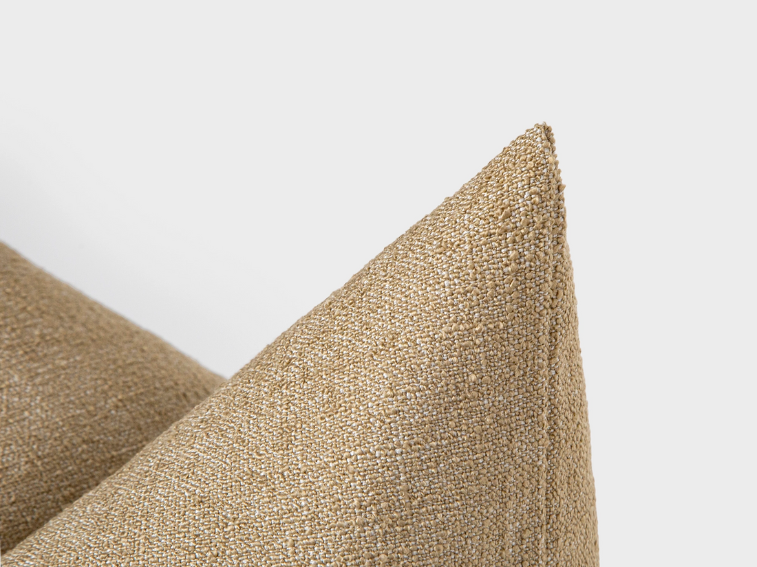 Sand Beige Textured Pillow Cover