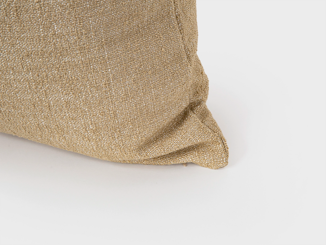 Sand Beige Textured Pillow Cover