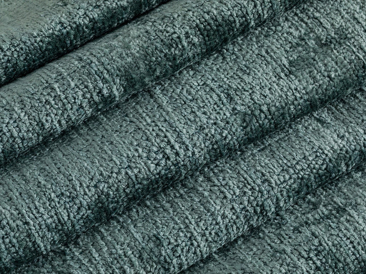 Sea Blue Chenille Upholstery Fabric - Eloria