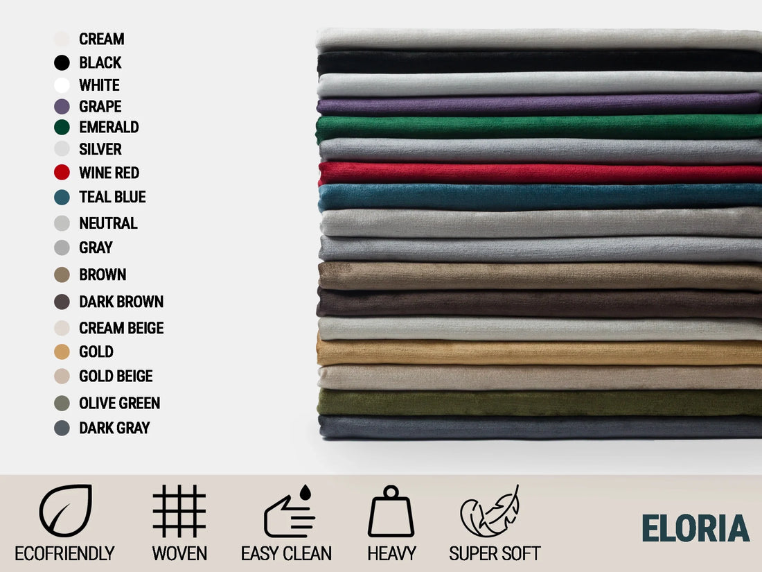 Neutral Silky Upholstery Fabric - Silkha