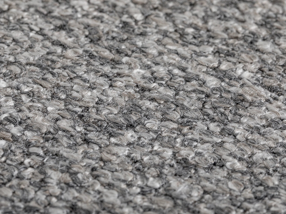 Silver Gray Boucle Upholstery Fabric - Roam Boucle