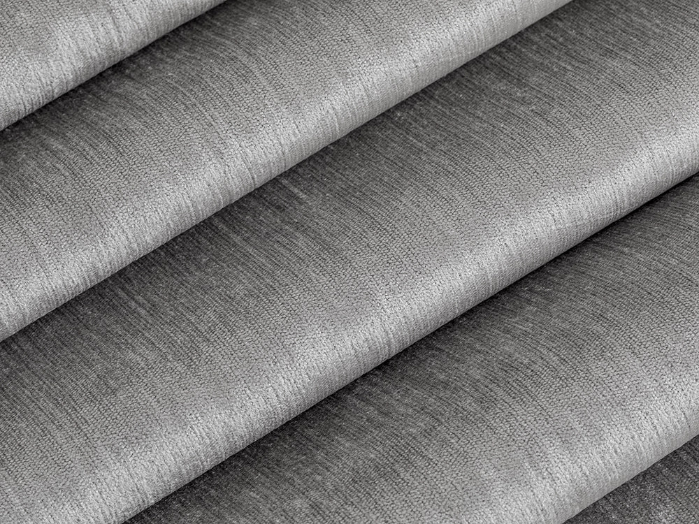 Silver Silky Upholstery Fabric - Silkha