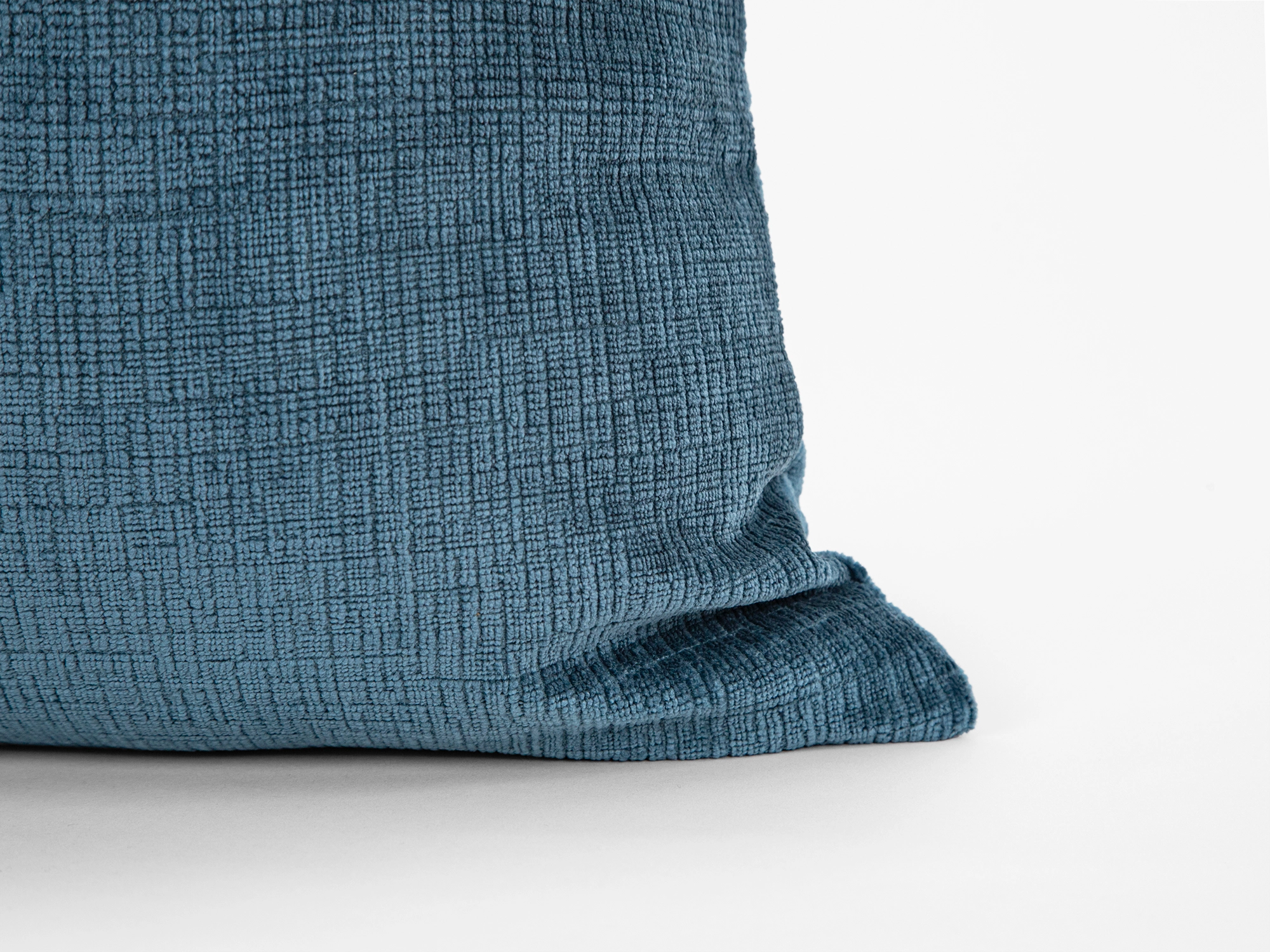 Sky Blue Chenille Pillow Cover - Cozy
