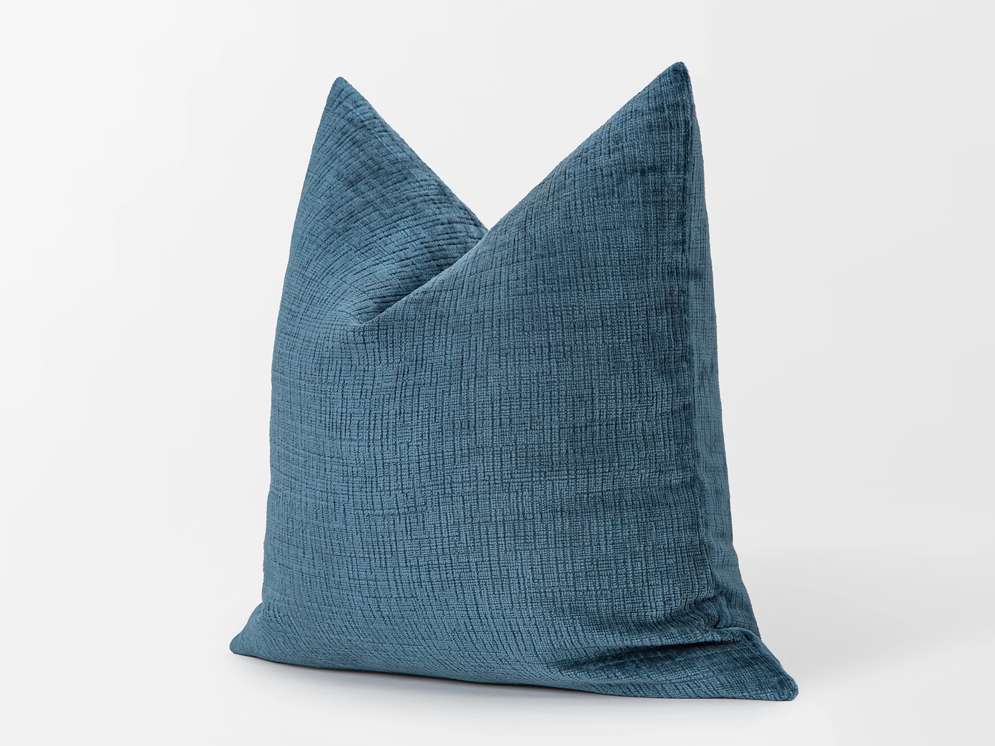 Sky Blue Chenille Pillow Cover - Cozy