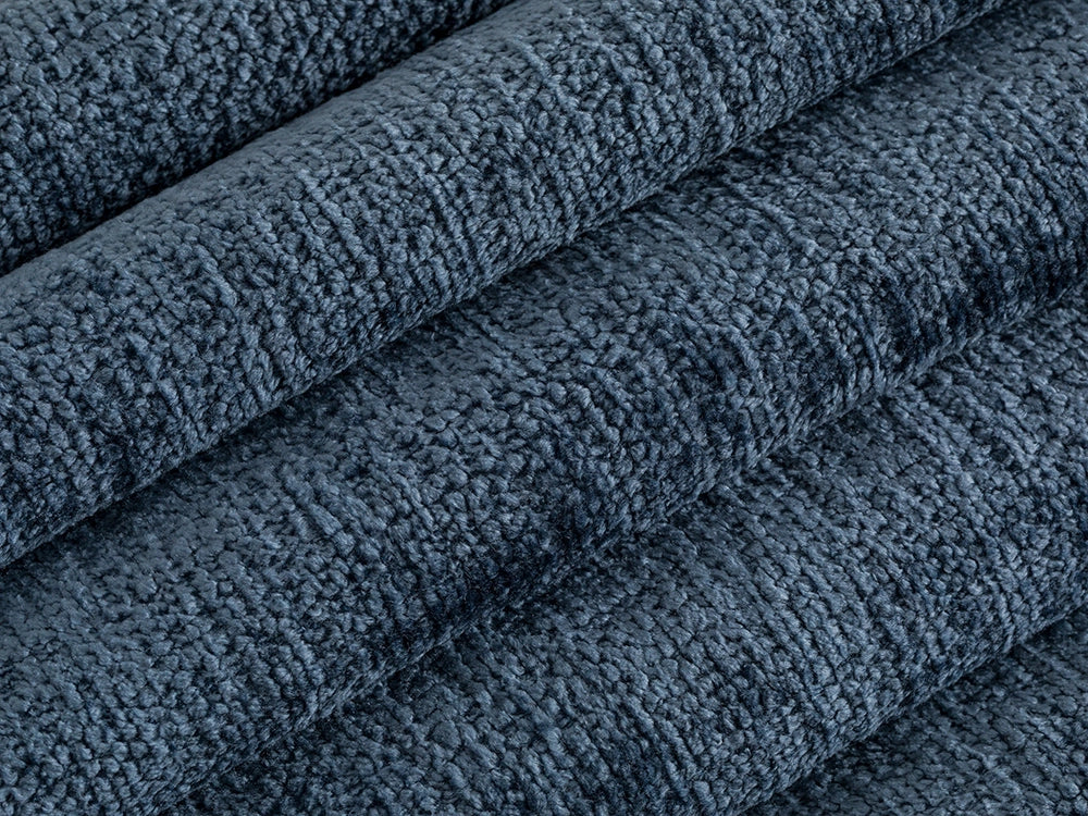 Sky Blue Chenille Upholstery Fabric - Eloria
