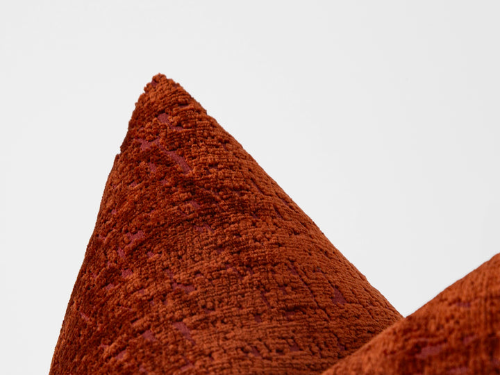 Terracotta Soft Textured Pillow Cover